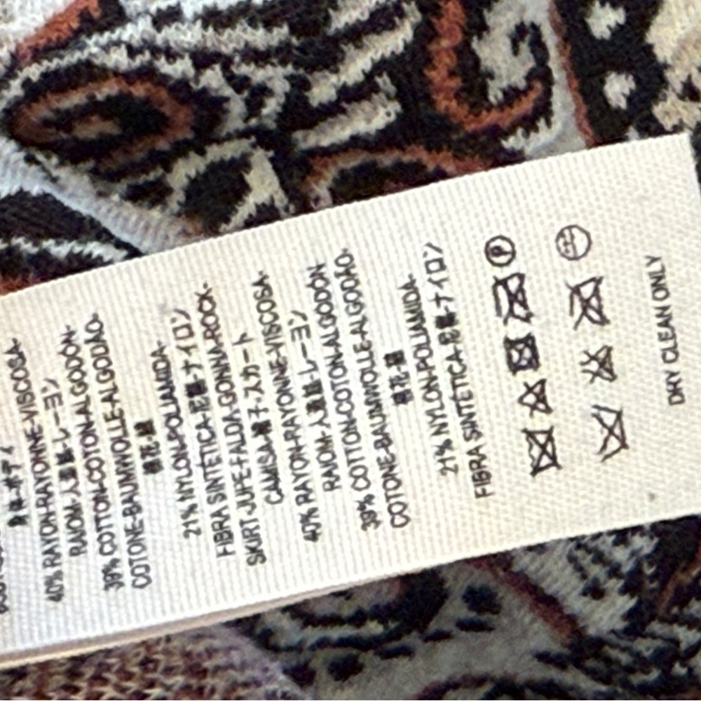 Free People White, Black, and Brown Boho Sweater Skirt and Dress Set - Picture 12 of 12